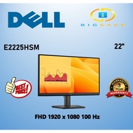 DELL 22" E2225HSM FHD 1920 X 1080 LED MONITOR WITH HEIGHT ADJUSTABLE