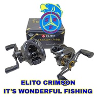 Reel Bait Casting Elito Crimson 150shl Shallow Spool