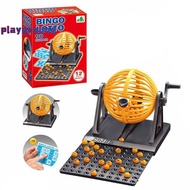[playground] Bingo Chips Toys Bingo Game Set Lottery Machine Mini Chips Adult Toy Pretend Play Party