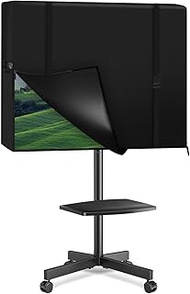 Mobile Outdoor TV Stand Cover, Kovshuiwe 45-60 Inch Heavy Duty 600D Oxford Fabric Waterproof Dustpro