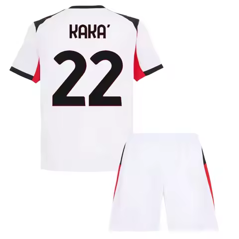 25-26 Mens/Kids New Activewear ACM Soccer #22 Kaka Jerseys Fashion Sports T-Shirt White