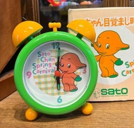 日本卡通 佐藤象 Sato 聲響鬧鐘 床頭鬧鐘