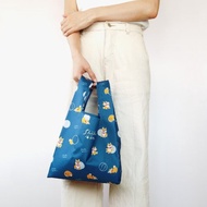 環保購物袋【袋走-淘氣柴犬】附掛袋 可折疊收納