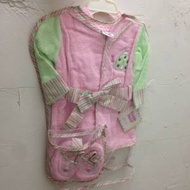 👶 Baby Hooded Bath Robe + Slippers G...