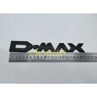Isuzu DMAX D-MAX Wording Logo Emblem Letter Badge Matt Black Tulisan Dmax