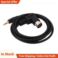 Car 3.5mm AUX Input Adapter Audio Cable Mini Jack AUX 8-Pin M-BUS CD Changer Cable For  Gold Plug
