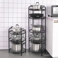Multifunctional Rack Rack Rack Pot Rack Pot Rack Pot Multi-Layer Kitchen Countertop Storage Househol