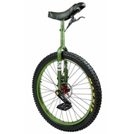 QU-AX #RGB Disc 27.5inch Mountain Unicycle - Green