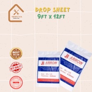 PLASTIC DROP CLOTH 9FT X 12FT