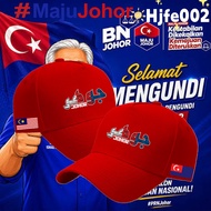 Malaysia Johor Flag Pocket Logo Hat #Maju Johor Printed Cap unisex outdoor hat#09