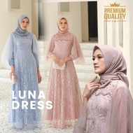 [SPECIAL EDITION] ATLANA COLLECTION LUNA Dress - Baju Dress Gamis Kondangan Terbaru Gamis Pesta Mewa