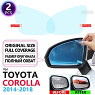 Full Cover Anti Fog Film Rainproof Rearview Mirror for Toyota Corolla altis E170 E160 2014~2018 Car 