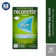 NICORETTE Gum Icy Mint 2mg x 15s | Quitting Smoking
