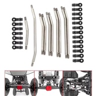 Competition-Ready 10PCS Link Set - 313mm Stainless Steel for Axial SCX10 II 90046