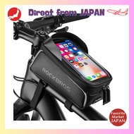 ROCKBROS Top Tube Bike Bag — Frame Bag for Road, Hybrid, and Mountain Bikes, Smartphone Holder, Wate
