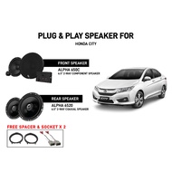 Infinity Plug & Play Speaker For Honda City. Infiinity Alpha 650C & Infinity Alpha 6520