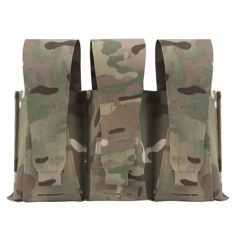 Tactical Triple Magazine Pouch 2.5cm/G Hook Buckle for 5.56/M4/AR15/AK Airsoft LBT 6094 K series Ves