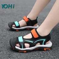 YOHI sports sandal slippers for children kids beach shoes for boys girls 5 to 6 7 8 9 10 11 12 13 14 15-16 yrs year years old teens boy girl outdoor Anti slip beach shoe Casual kids sho size sport sandals
