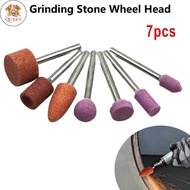 QC 7pcs/set Abrasive Mounted Stone For Rotary Tools Grinding Stone Wheel Head