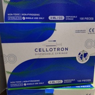 Cellotron Disposable Syringe 3ml Luer Lok Tip 100s CELLOTRON  picagari 3ML LL 3ML SYRINGE LL E:2/28