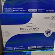 Cellotron Disposable Syringe 3ml Luer Lok Tip 100s CELLOTRON 3ML LL 3ML SYRINGE LL E:2/28