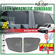 Nissan NV200 Magnetic Sun Shade Magnet Sunshade FREE Stick TouchNGo Holder 2PCS