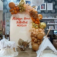 dekorasi birthday party balon/backdrop/dekorasi aqiqah/khitanan