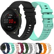 18/20/22mm Watch Band For Garmin Forerunner 255 255m 255s 245 245m Music 158 55 Venu sq 2s 2 Plus Silicone Strap Wave Bracelet