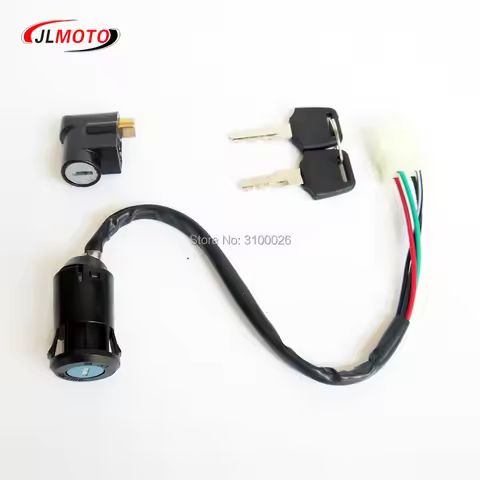 JLMOTO Key Switch Fit For Jinling Quad Bike ATV 250cc 300cc parts EEC JLA-21B,JLA-931E,JLA-923