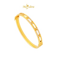 MASDORA 916 Gold Bangle Gelang Tangan Emas - Sparkling Links Exclusive (EMAS 916/22K)