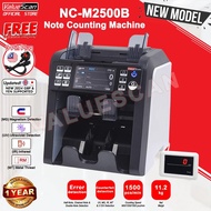 NC-M2500B 2025 2 Pocket MDC Mix Value Money Bank Note Counting Machine / M2500 B Money Counter