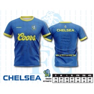 เสื้อบอลพิมพ์ลาย สโมสรฟุตบอล เชลซี สีน้ำเงิน คลาสสิก Chelsea