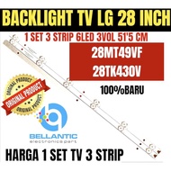 Lg 28inch LED LCD TV BACKLIGHT 28MT49VF-28TK430V