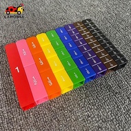 LAHOMIA 51pcs Magnetic Rainbow Fraction Blocks Early Educational Math for Children