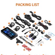 ยางกล้องบันทึกระบบนำทางใน GPS รถจักรยานยนต์ SE90สำหรับรถยนต์ระบบแรงดันแอนดรอยด์5นิ้ว2K IP65หน้าจอสัม