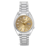 [Creationwatches] Seiko 5 Sports SNXS Stainless Steel Gold Dial Automatic SRPL59K1 100M Mens Watch