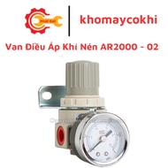 Van Điều Áp Khí Nén AR2000 - 02 - Chất Liệu Hợp Kim Bền Đẹp áp 10kg