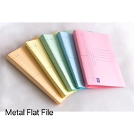 MANILA CARD METAL FLAT FILE / SPRING FILE