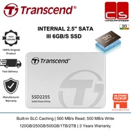 Transcend SSD TLC 3D NAND Up to 560 MB/s read; 500 MB/s write  (120GB/250GB/500GB)