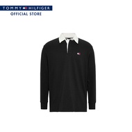 Tommy Hilfiger เสื้อโปโล ผู้ชาย รุ่น DM0DM17279 BDS - สีดำ