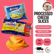 [ Chill ] Anchor Cheese Slices / Emborg Cheddar Cheese Slice/ Chesdale Processed Cheese (12/20/44/46