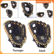 [WishshopeehhhMY] Baseball Glove Mitts Comfortable Left Handed Throw Leather Thickening for Teeball 