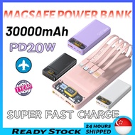 🇸🇬[READY STOCK] Fast Charging Portable PD20W Power Bank 30000mAh External Battery Charger Powerbank 