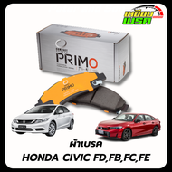 Compact PRIMO ผ้าเบรคหน้า Honda Civic ซีวิค FD FB FC FE เกรด DPX