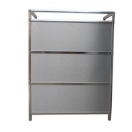 SFThickened Stainless Steel Storage Aluminum Alloy Cabinet Kitchen Locker Sideboard Cupboard Aluminum Alloy Cupboard Tea