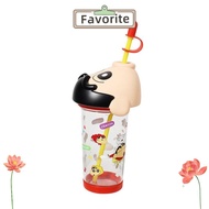 FAVORITEGOODS Crayon Shin-chan Water Cup, Straw Good-looking Doraemon Cup,  Kawaii Cute Drinking Ute