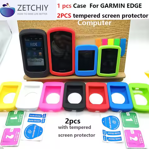Case cover Tempered Screen Protector film for Garmin GPS bike Computer edge 130 510 520 530 830 820 