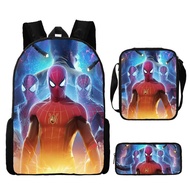 Spiderman Backpack Set for Kids School Bag Pouch Sling 3pc