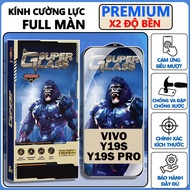 VIVO Y19S PRO/ Y19S Tempered Glass full screen transparent. Screen protector