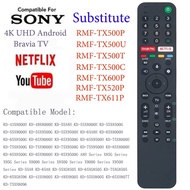 New RMF-TX500P Replacement Remote (Without Voice Function) Control fit for Sony TV KD-43X8000H KD-49